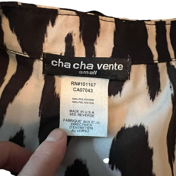 3 for $30! Cha Cha Vente patterned mini dress - Picture 3 of 7